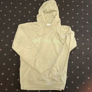 Columbia light green hoodie. Size medium